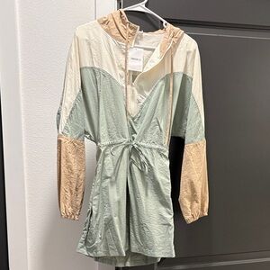 Forever 21 Multicolor Hooded Jacket